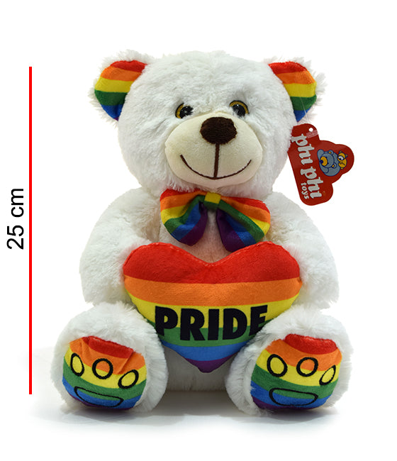 OSO ORGULLO PRIDE CON SONIDO 25CM